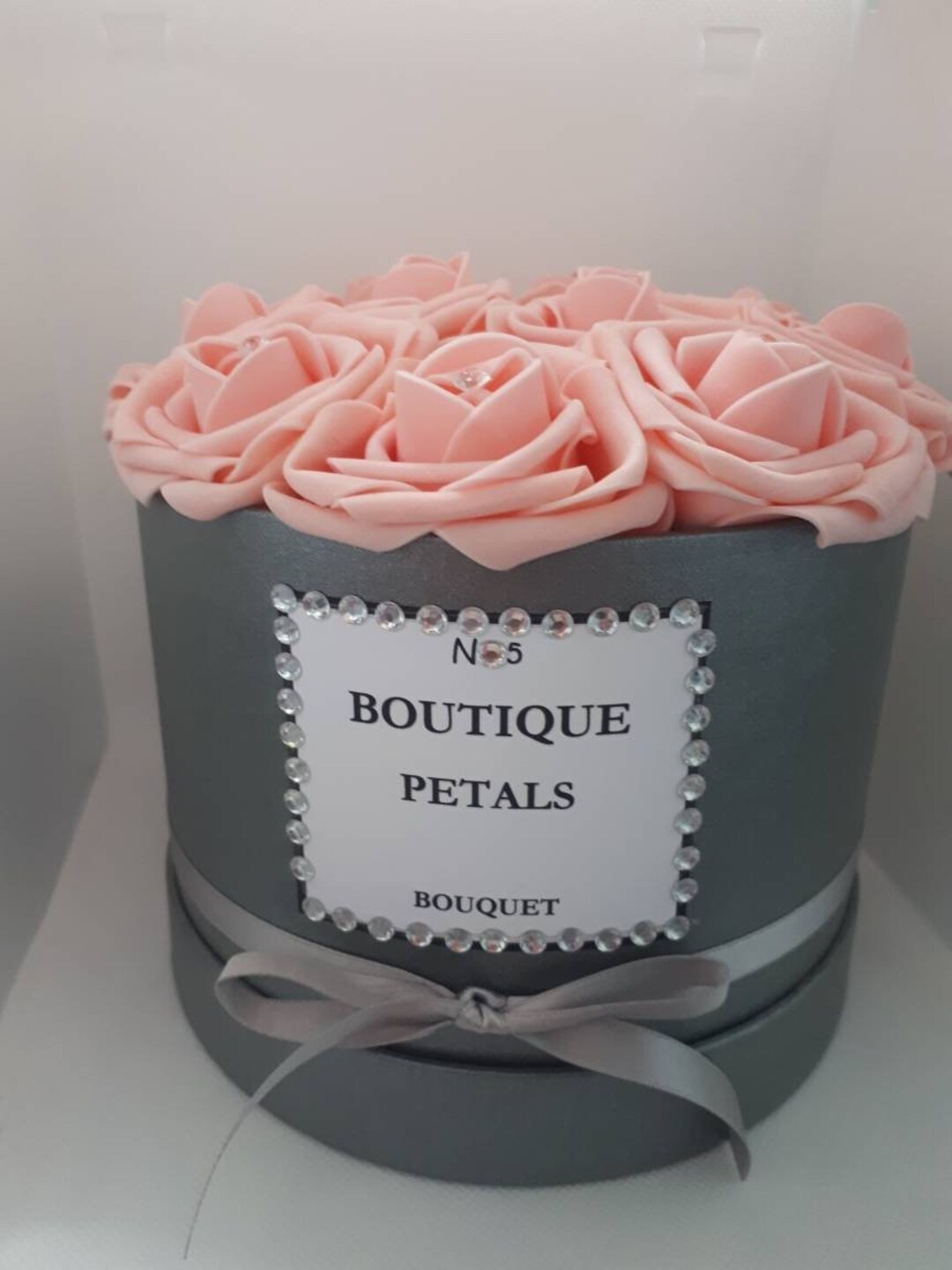 Flower Hat Box, Rose Hat Box ,floral, Bouquet, Housewarming Gift