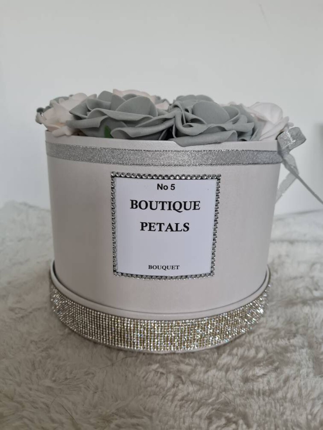 Flower Hat Box, Rose Hat Box, Floral, Bouquet, Housewarming Gift