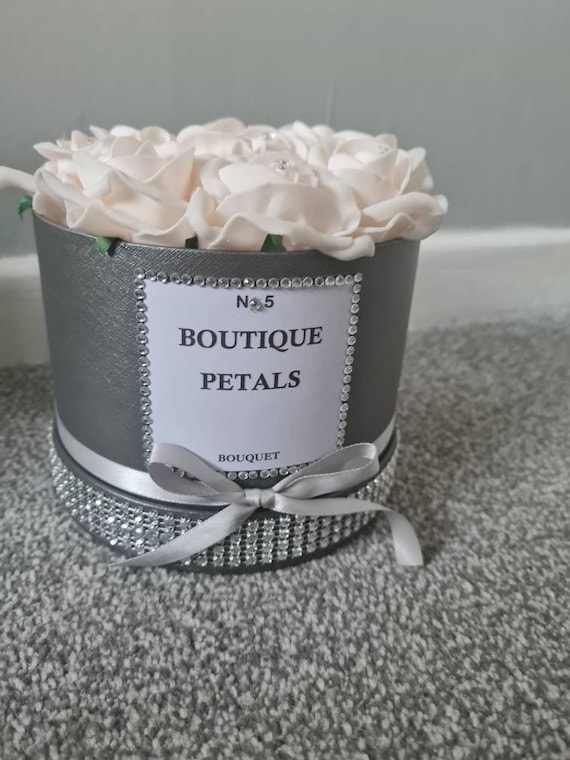 Rose Petals in Hat Basket Rose Petals in Hat Basket