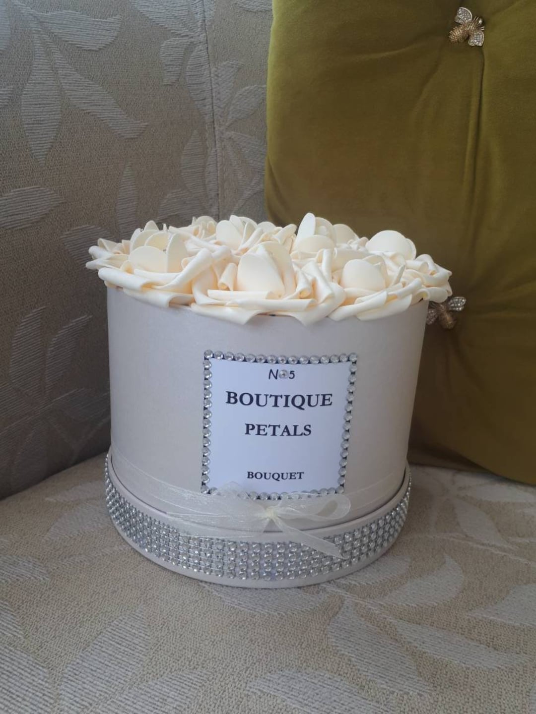 Hat Box Flowers / Rose Hat Box / Flower Hat Box / Forever Roses