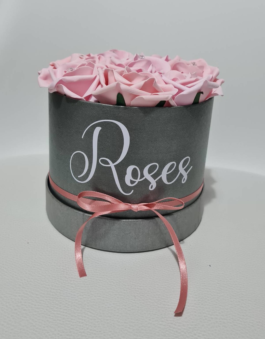Hat Box Flowers / Rose Hat Box / Flower Hat Box / Forever Etsy