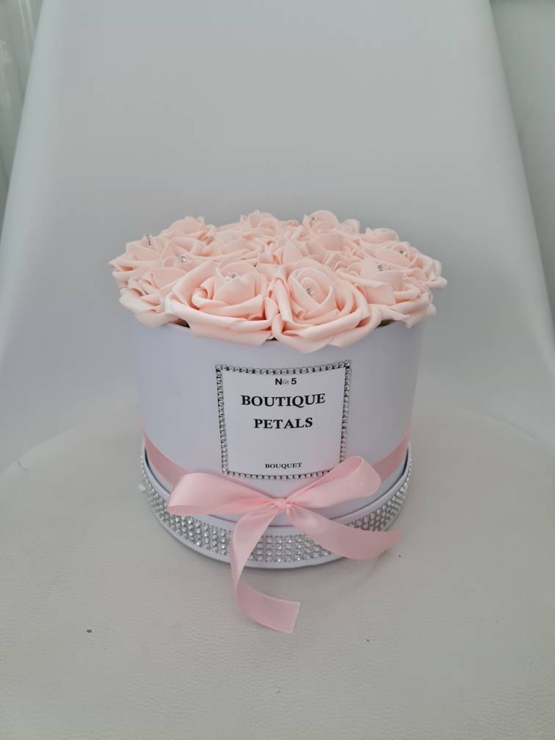 Flower Hat Box, Rose Hat Box, Floral, Bouquet, Housewarming Gift