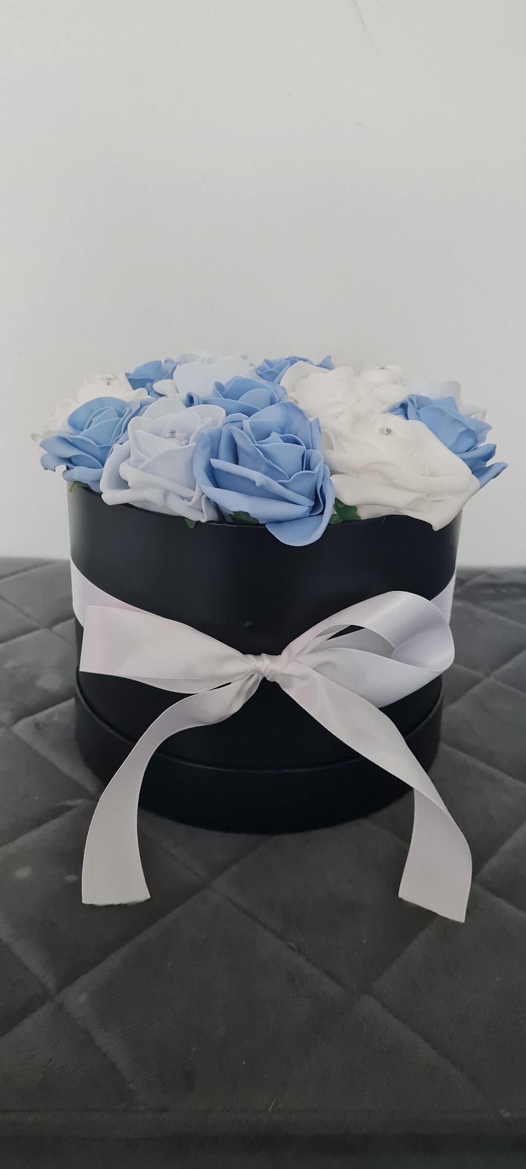 Flower Hat Box, Rose Hat Box , Flower Bouquet, Housewarming Gift