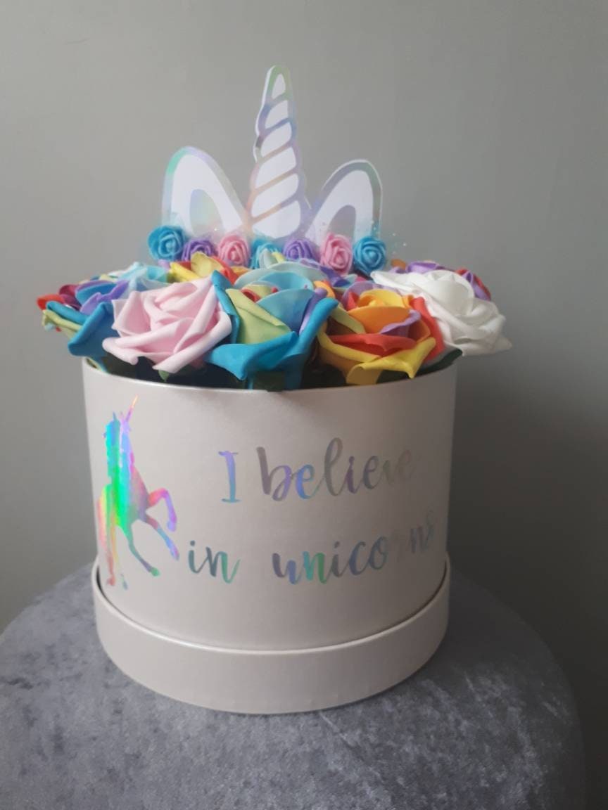 Hat Box Flowers/rose Hat Box/flower Hat Box/ Forever Roses Hat Etsy UK