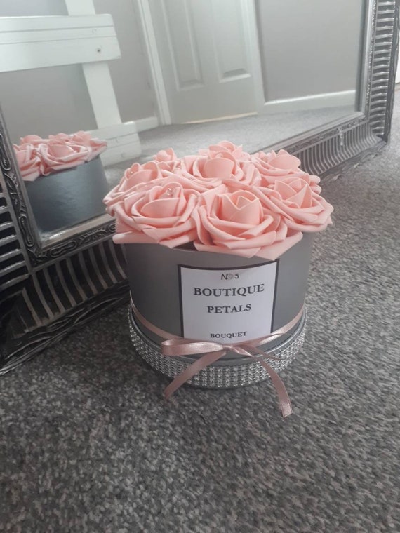 Rose Petals in Hat Basket Rose Petals in Hat Basket