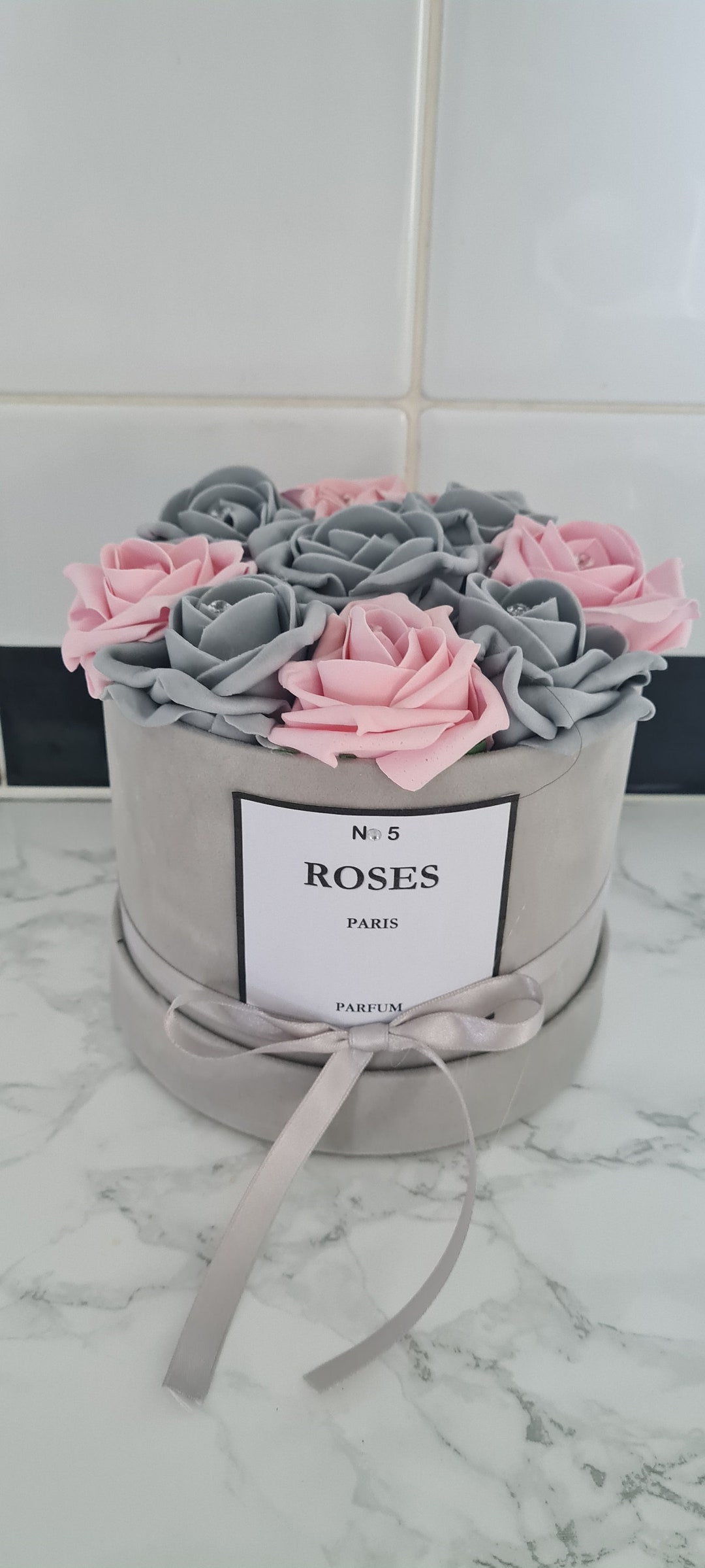 Hat Box Flowers / Rose Hat Box / Flower Hat Box / Forever Roses