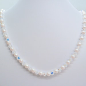 Swarovski Crystal and Pearl Necklace