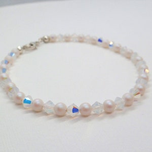 Swarovski Pearl and Crystal Bracelet