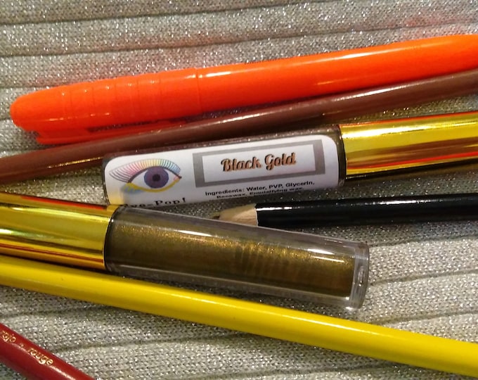 Featured listing image: Black Gold (Warm color) Mascara, by Eye Pop!