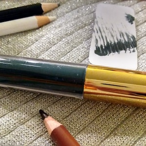 Warm Cyan-Gray (a.k.a. Benthic Blue) mascara, by Eye Pop!