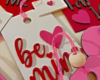 Valentine's Day Ornament Tags