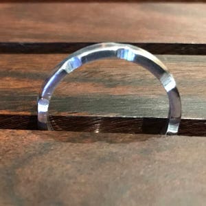 Detailed Sterling Silver 2mm thick ring Size O image 2