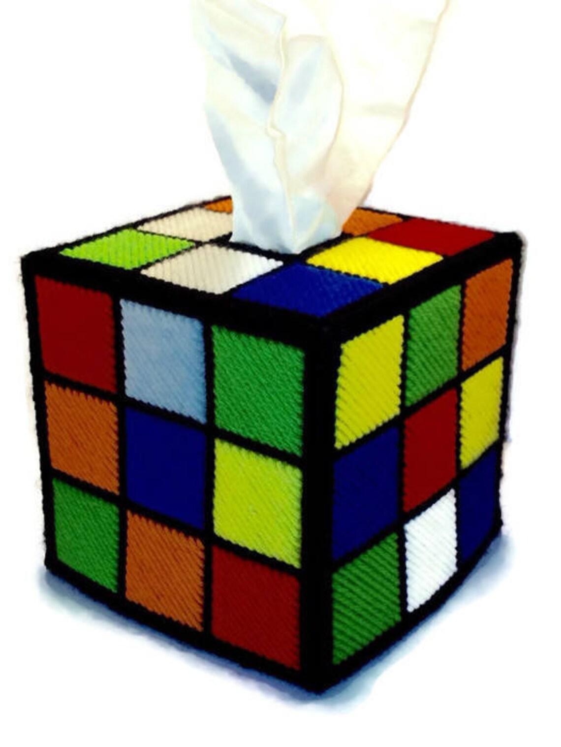 Rubik's Cube Tissue Box / Kleenex Box Cover Etsy
