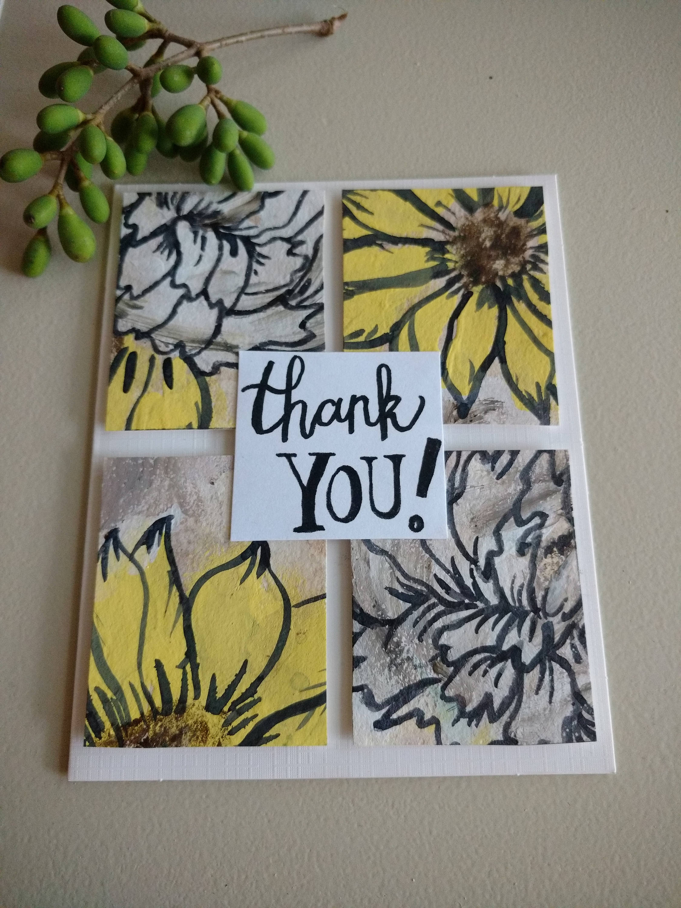 Set of Handmade "thank You!" Cards - Etsy