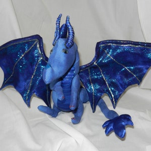 Beautiful night blue dragon