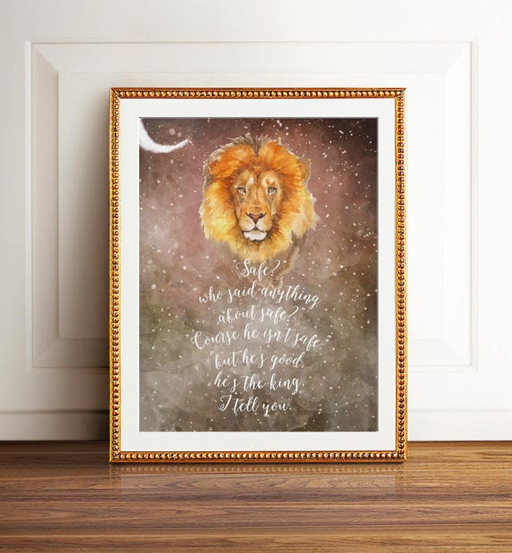 Chroniken Von Narnia Natürlich Er Ist Nicht Sicher Aslan Etsy