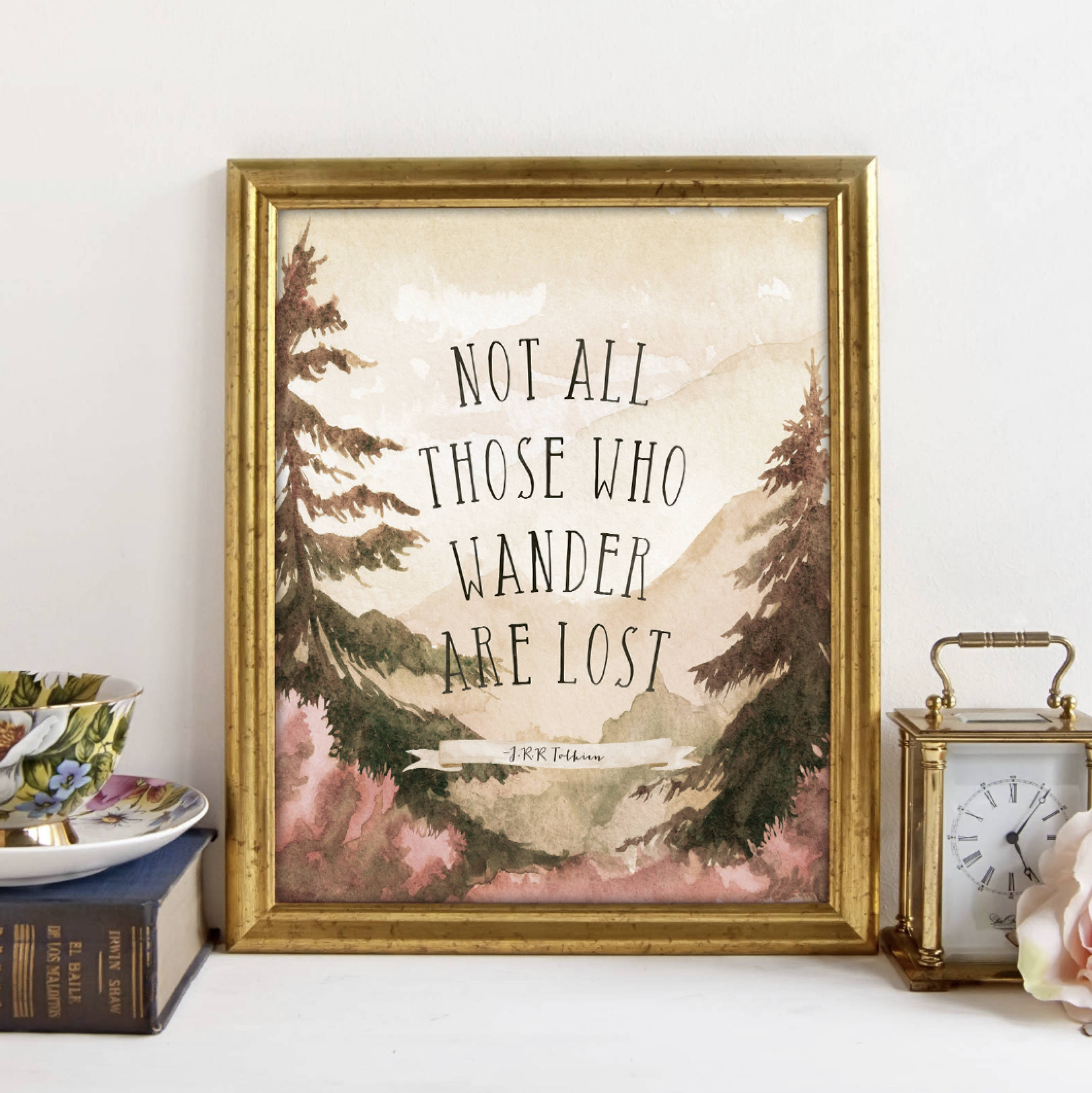 Inspirational Lord of the Rings Quote Art Print Digital | Etsy