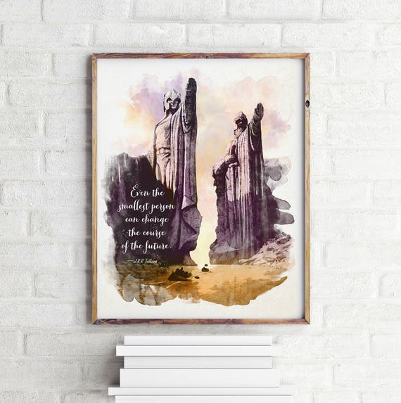 Lord of the Rings quote Even the smallest person | Etsy Lord of the Rings quote Even the smallest person | Etsy