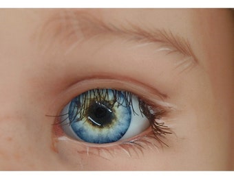Doll Making Glass Like Eyes 4mm iris 6mm eyeball color-Light Amethyst