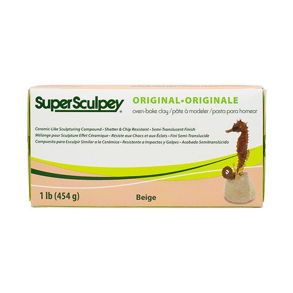 Super Sculpey Polymer Clay Beige 1lb - 454g