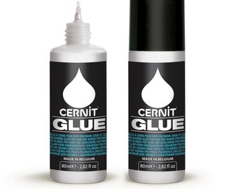 Cernit Glue 80ml. Strong glue for raw and baked polymer clay, must be baked. Cernit Glue