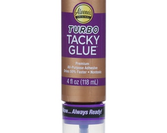Always Ready Fast dry Turbo Tacky Glue. Clear and flexible dry glue 118ml.
