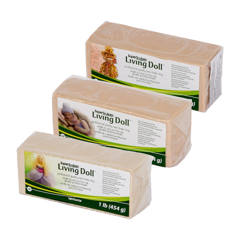 Living Doll Super Sculpey Polymer Clay. Etsy