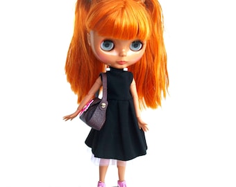 Charm dress for 1/6 Blythe, Pullip or Similar Size Dolls.