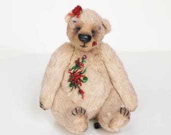 Teddy Bear Mary. Handmade bear.