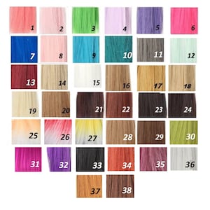 Weft, hair for doll, barbie, monster high, bjd, art doll, textile doll, Pullip. Hair for custom doll. Size 100cm *15cm