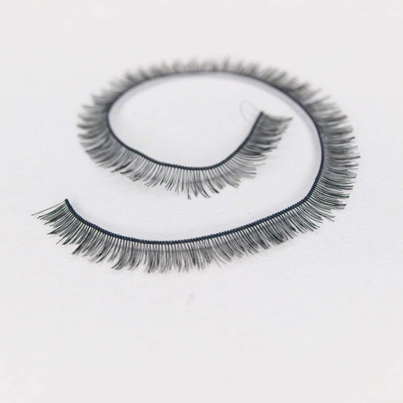 Eyelashes for dolls. Black. Length 20 cm. Best for reborn doll, art doll, BJD. 5 or 8 mm.
