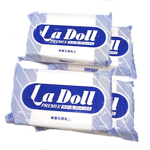 4 paquets d'argile prémélangée Ladoll * 400 g (14 oz). Argile auto-séchante idéale pour poupée