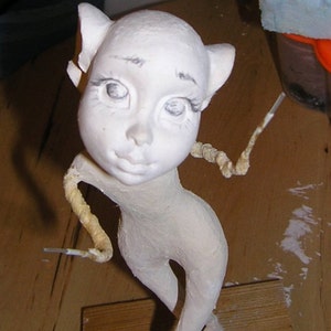 La poupée prémélange argile 400 g 14oz. Argile auto-sèche idéale pour les poupées OOAK, bjd, sculpture. image 4