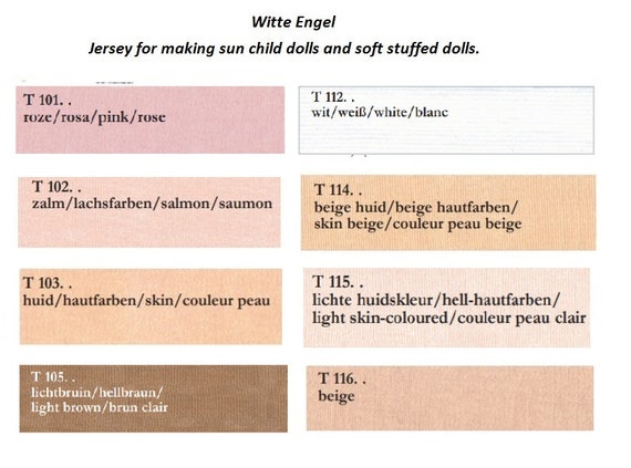 de witte engel doll jersey