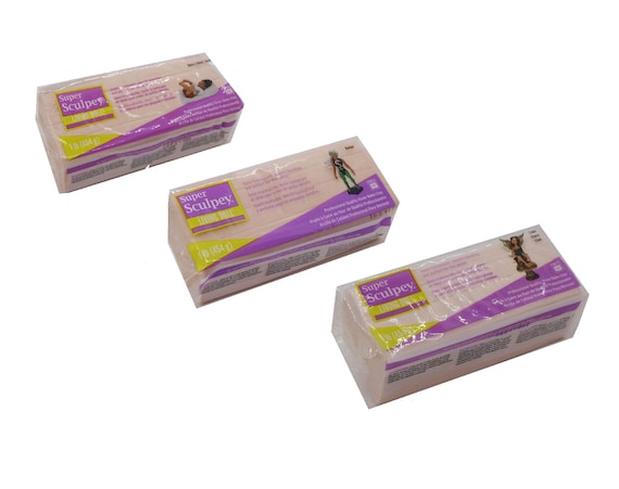 Super Sculpey Living Doll polymer clay 454g (1 lb). New package,