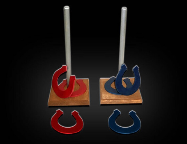 Classic Children's Wooden Horse Shoe Game Set Horse Shoe Etsy