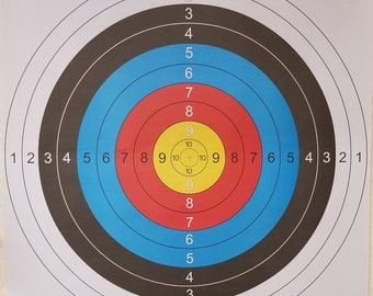 Children's Bulls Eye Target; Archery Target; Hunting Target