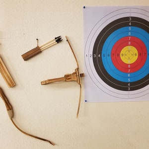 Children&#39;s Wooden Bow and Arrow set; kids youth toy-For archery hunting playing-Cross bow set; Archery target; wooden bow and arrow set