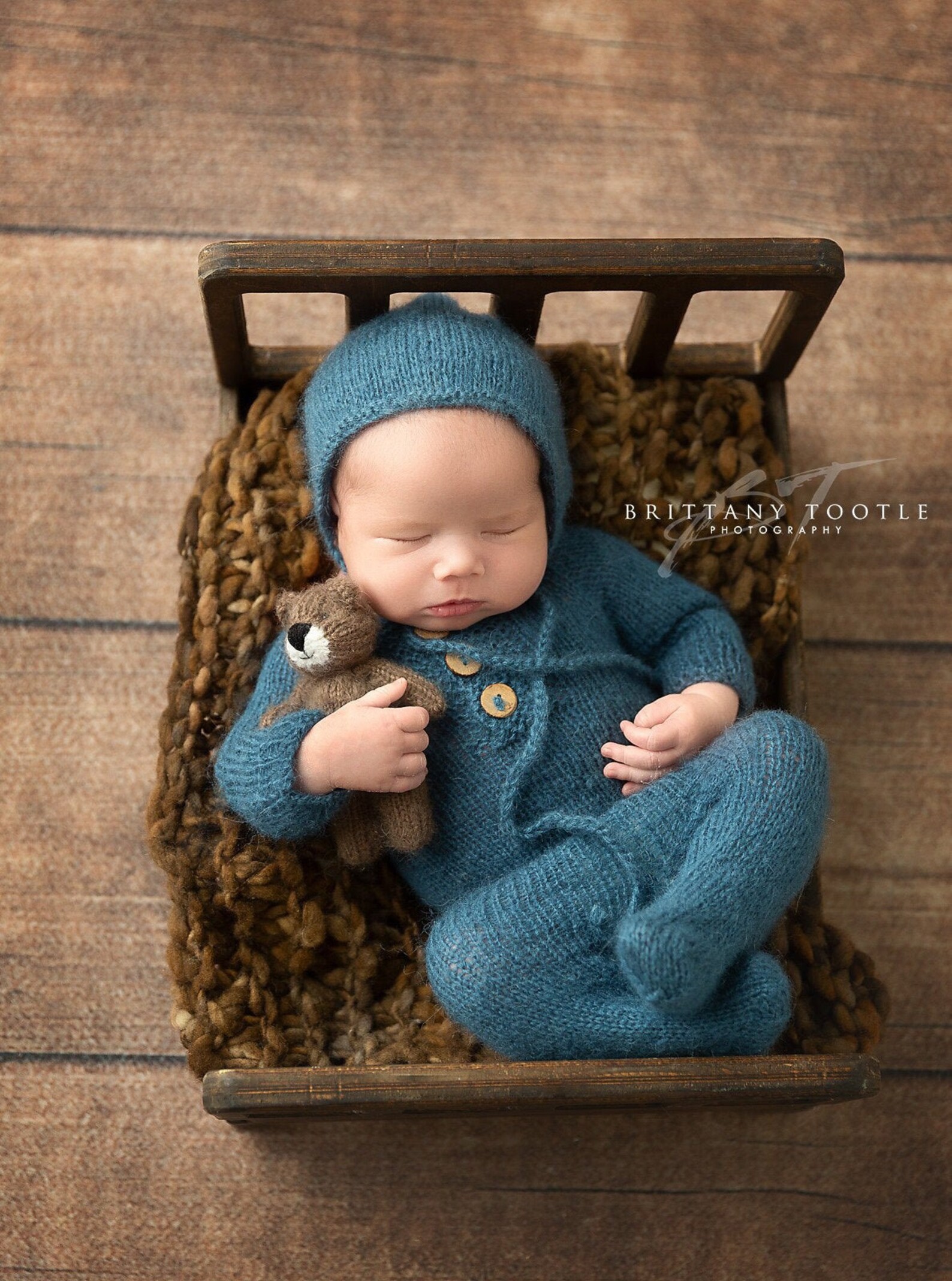 Newborn photo prop Newborn teddy bear photo toy Bear doll | Etsy