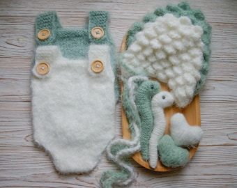 Knit Snake Newborn Photo Prop | Handmade Outfit