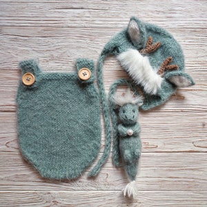 Dragon outfit 
Newborn photo prop