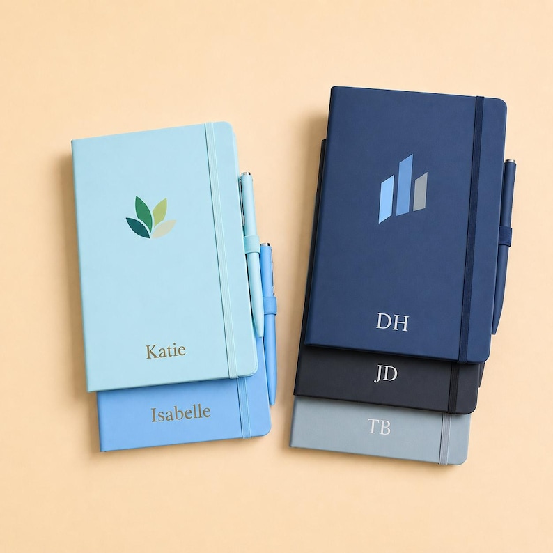 Bulk Personalised Logo Notebook A5 Corporate Executive Journal ...