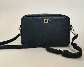 Personalised handbag for women monogrammed crossbody bag vegan faux leather personalised handbag gift for bride personalised gift for mom