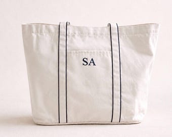 Personalised embroidered tote bag custom canvas beach bag bridal party gift bridesmaid gift bag holiday bag gift for friend travel tote