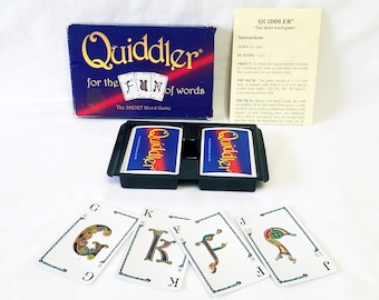 Vintage Quiddler Card Game, Short Word Edition