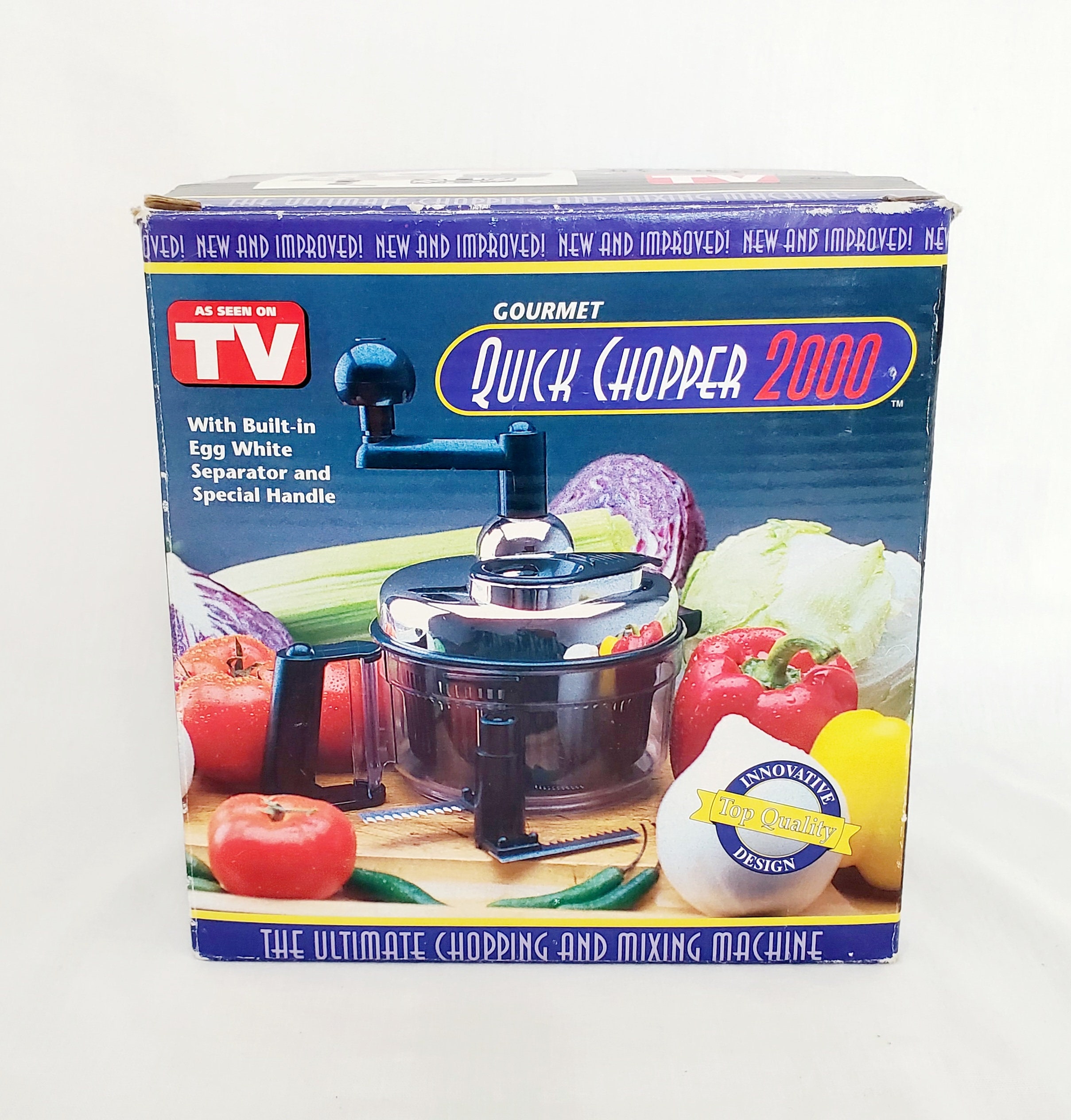 Vintage Gourmet Quick Chopper 2000 Has Never Been Used and is in