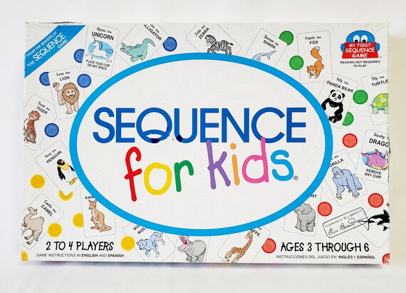 SEQUENCE for Kids 2 to 4 Players, Ages 3 Through 6 is Great Fun. No Reading  Required. Instructions in English and Spanish. Learning Fun 