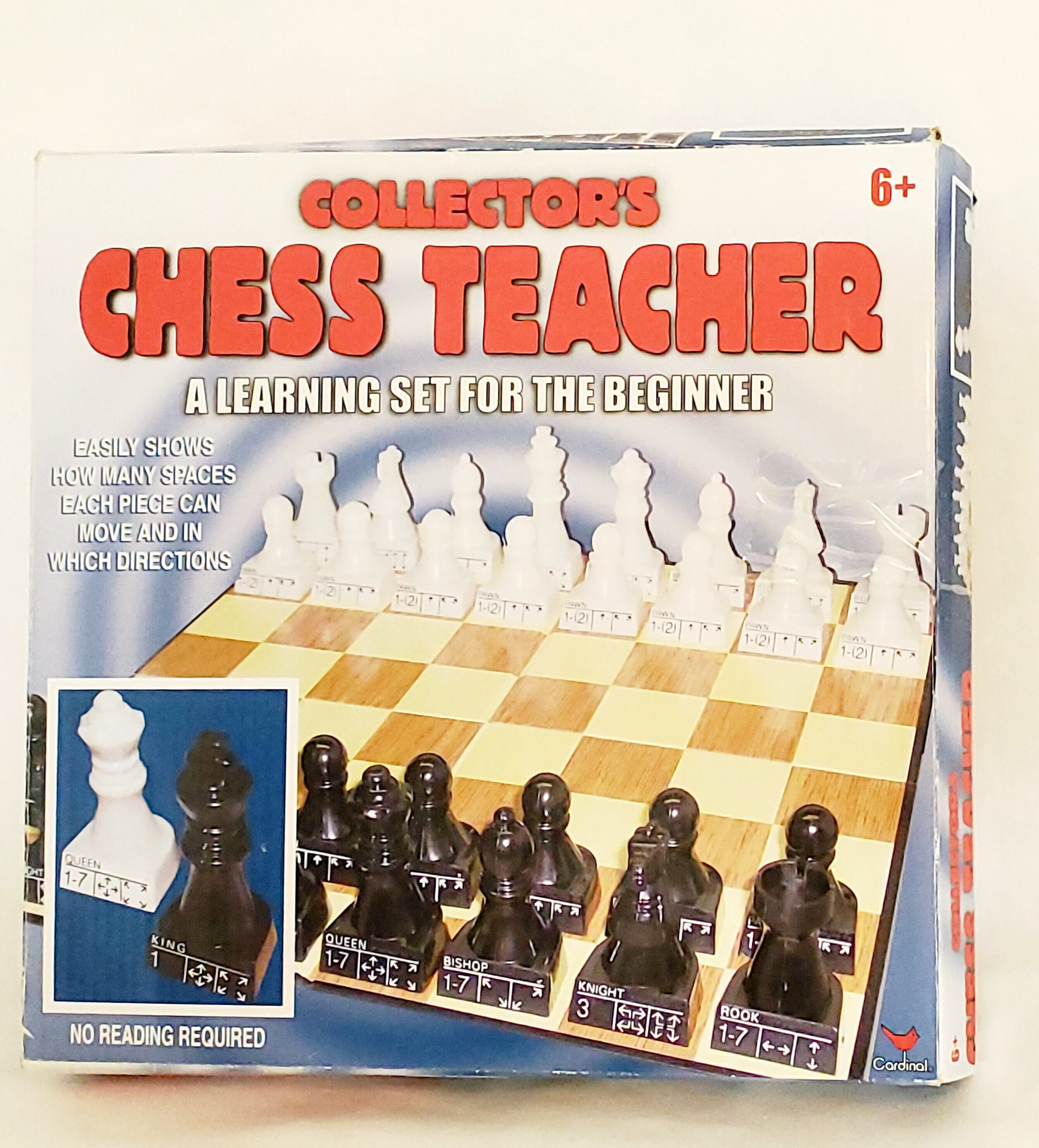 Collectors' Series Edition V Educator Chess Set + Wooden Checkers Learn To  Play