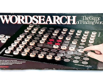 Vintage WORDSEARCH Game: Slide Tile Word Game, 1998