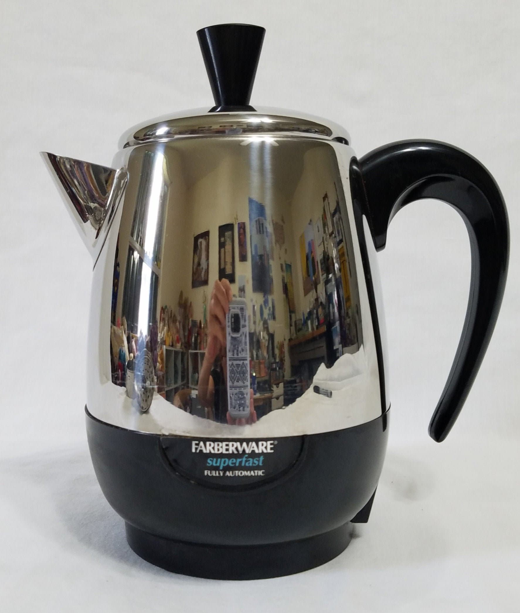 Vintage Farberware Superfast Automatic Percolator 2 4 Cup